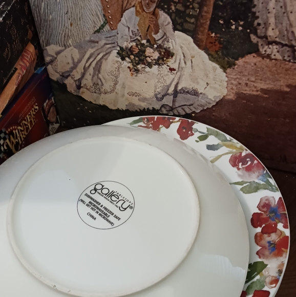 🍅🥪4 Tabletops Galler Plates 11”×2"🍛🍲 Hand Painted Set,NICE GIFT.🥙🥞🍱🎁 - Picture 12 of 14